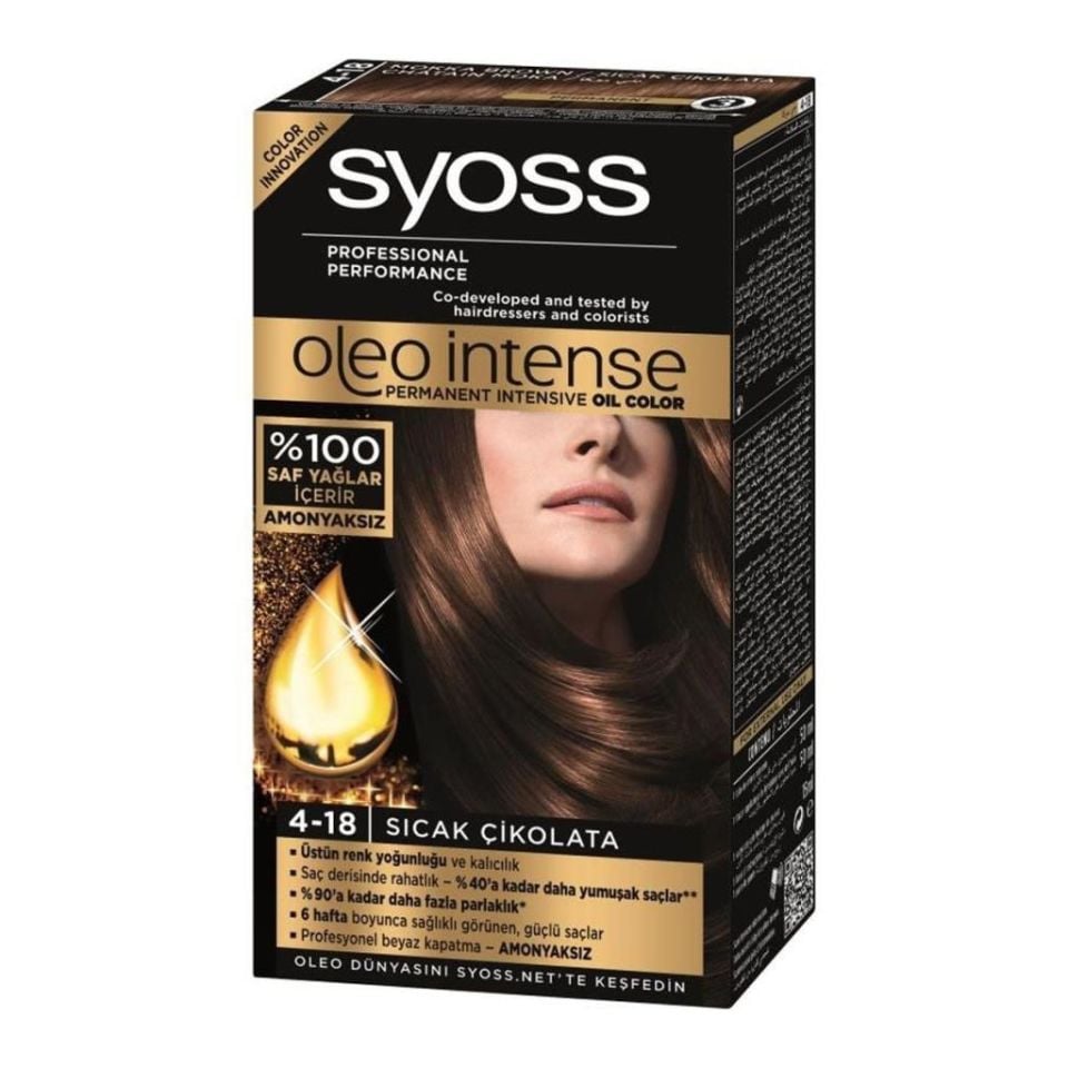 Syoss Oleo Intense 4.18 Sıcak Çikolata