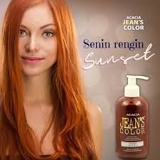 Acacia Jeans Color Krem Boya 250 ml Gün Batımı Sun Set