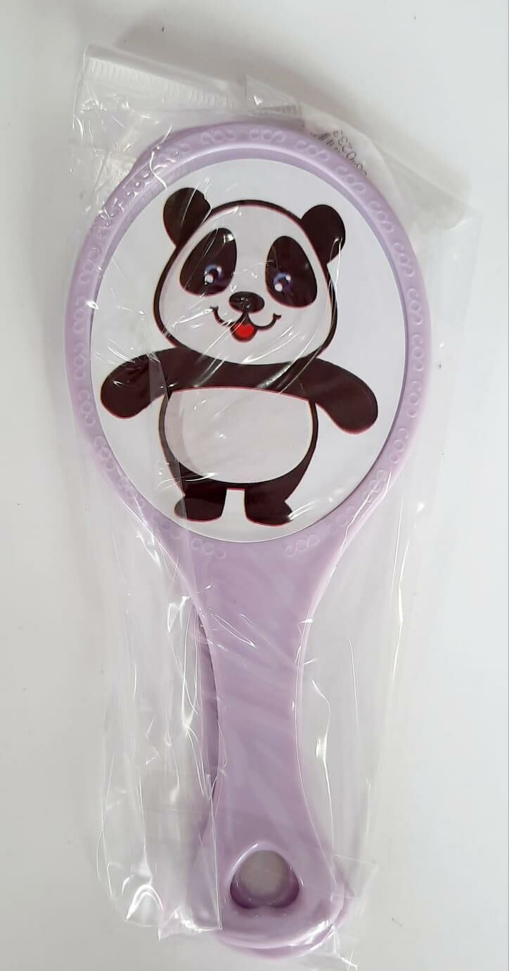 Çocuk Panda Saplı Ayna ve Tarak Seti
