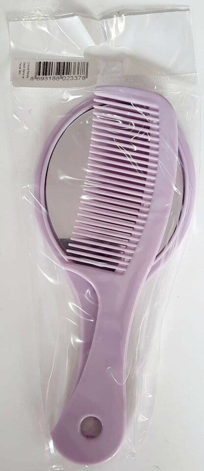 Çocuk Panda Saplı Ayna ve Tarak Seti