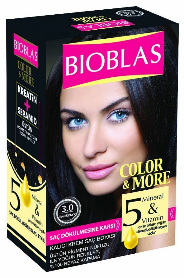 Bioblas Saç Boyası 3.0 KOYU KESTANE