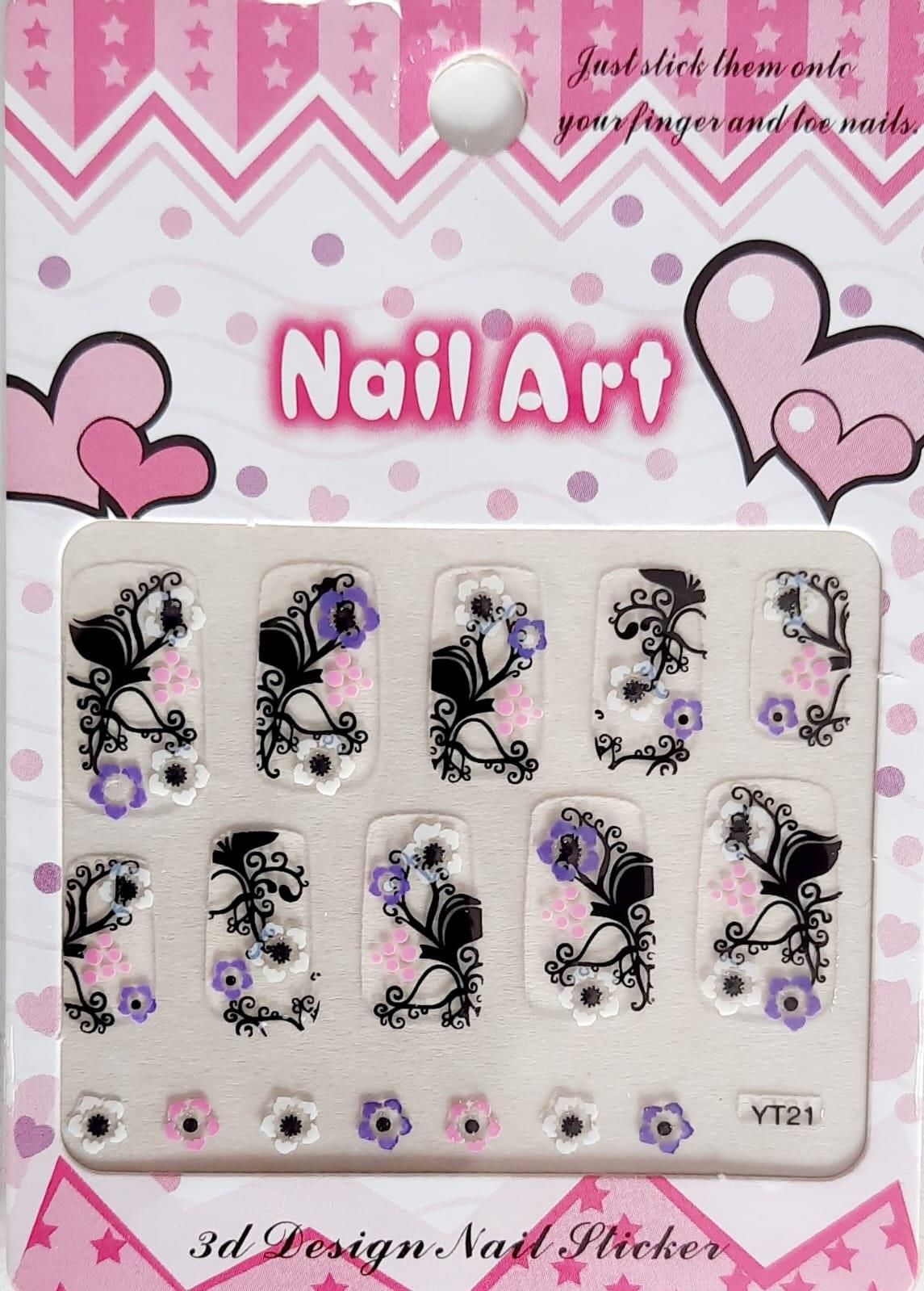 3D Tırnak Sticker 08