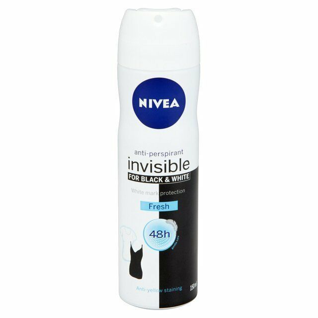 Nivea Deodorant Invisible Black White Fresh 150 ml Erkek