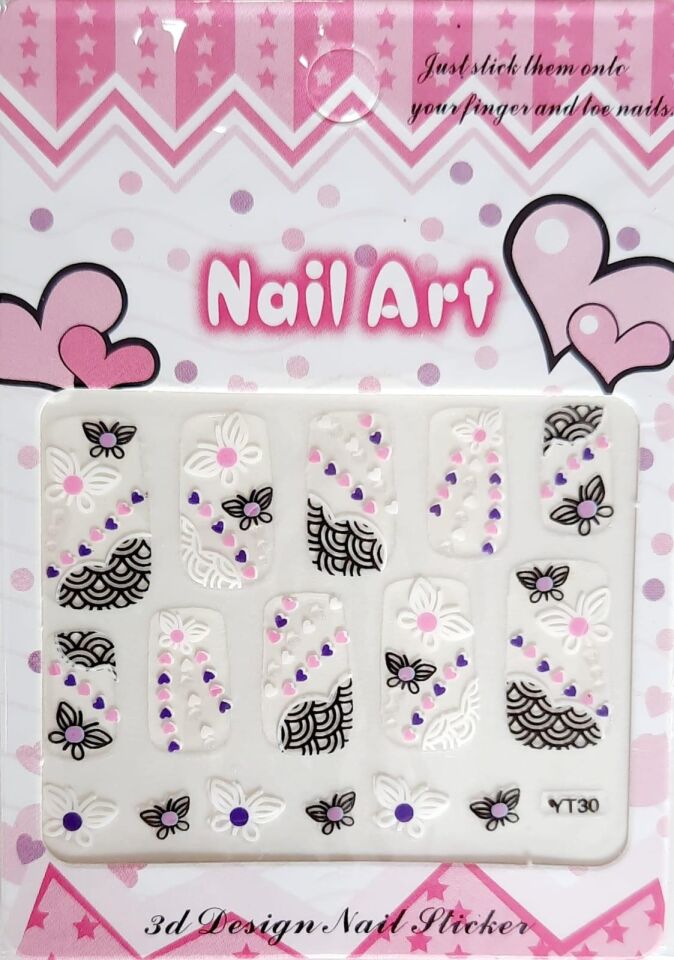 3D Tırnak Sticker 07