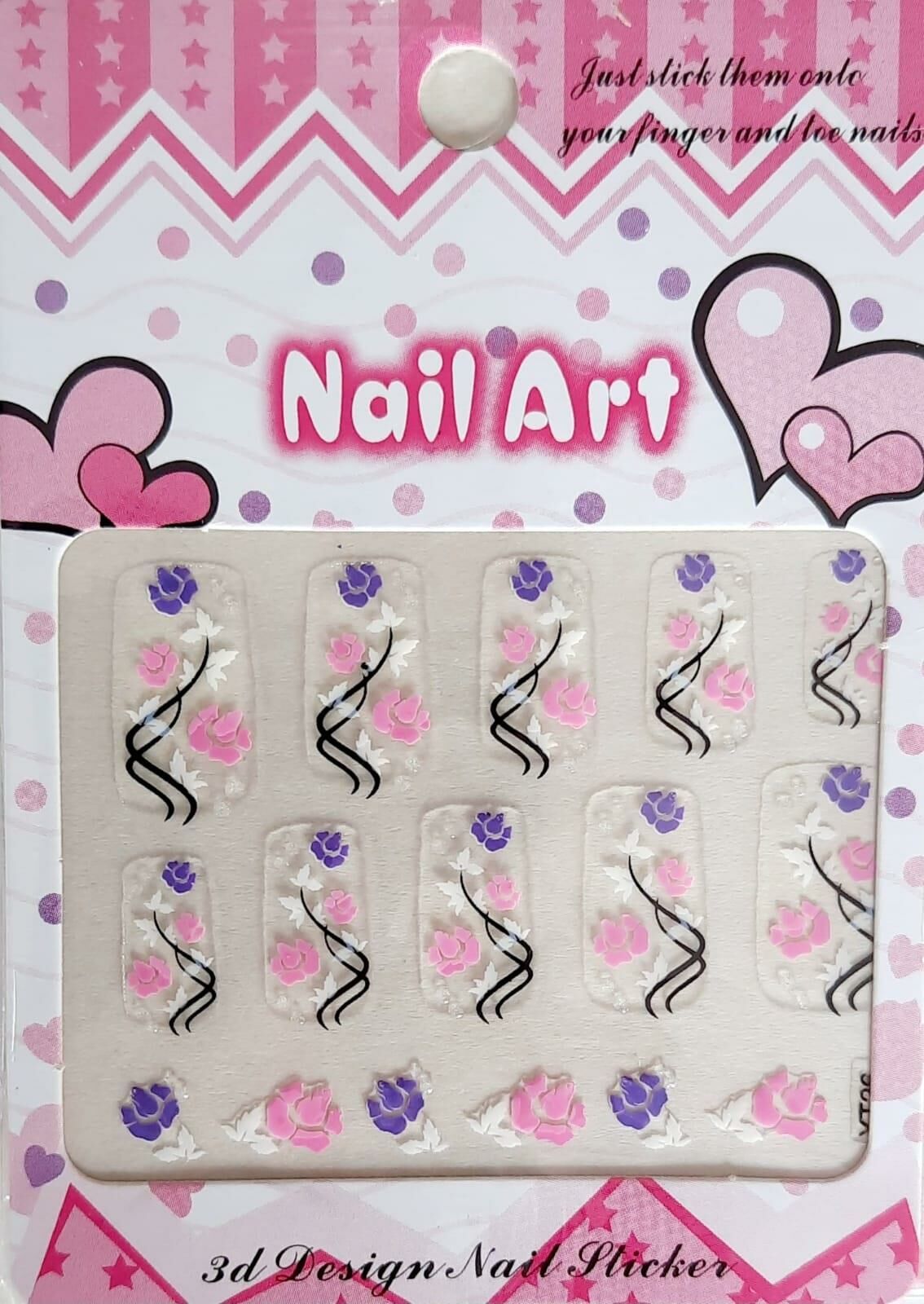 3D Tırnak Sticker 06