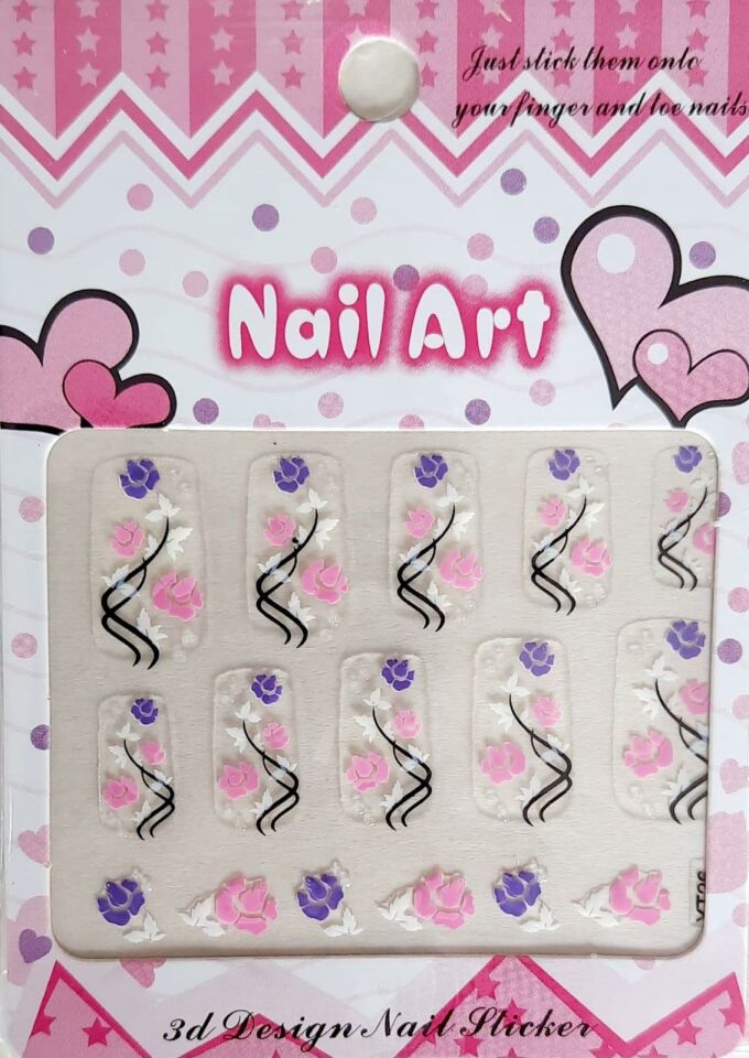 3D Tırnak Sticker 06