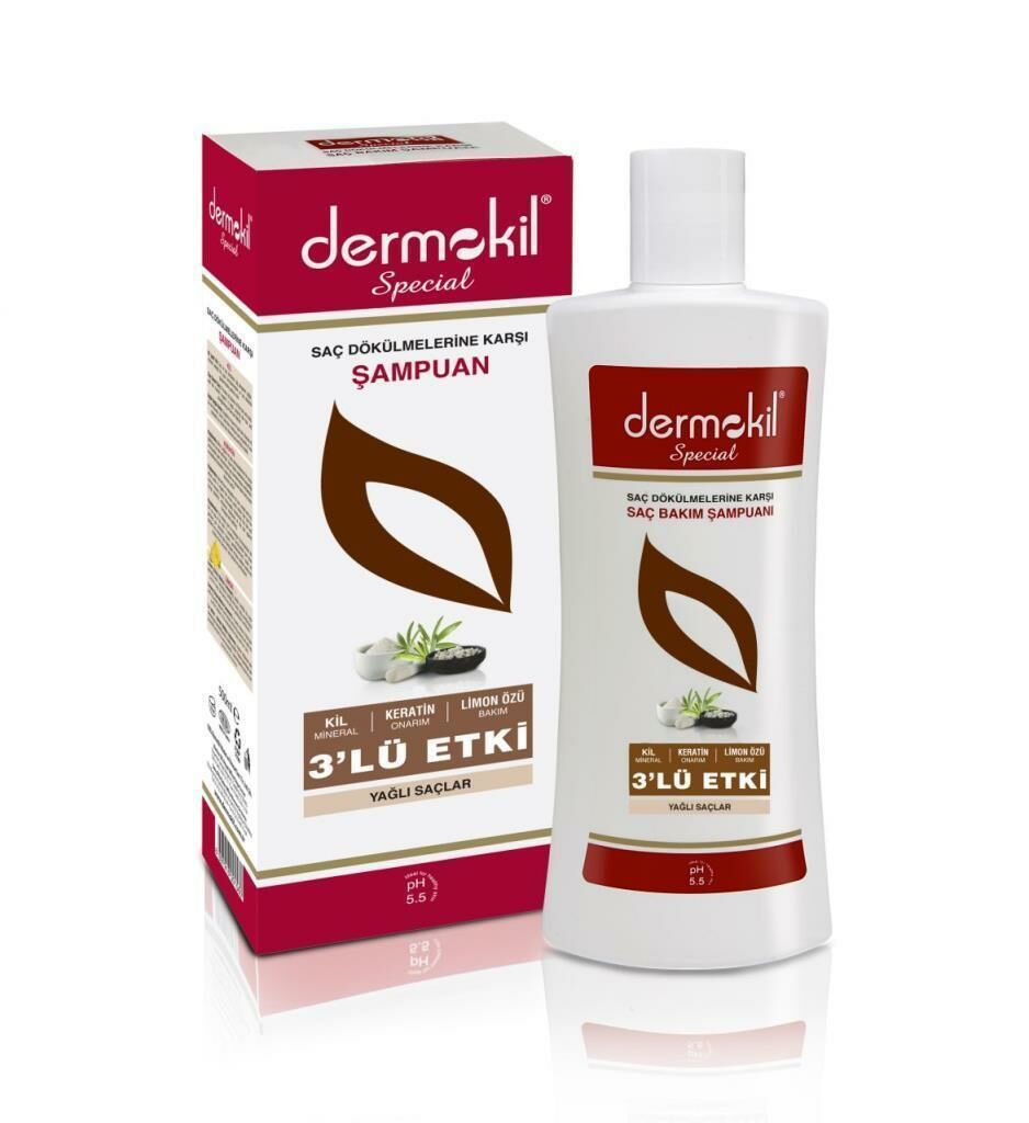 Dermokil Keratin Şampuanı 500 ml Yağlı Special Kil Bakım