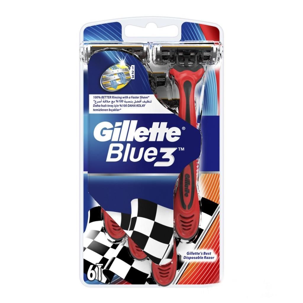 Gillette Blue 3 Pride Kullan-At Tıraş Bıçağı 6 lı