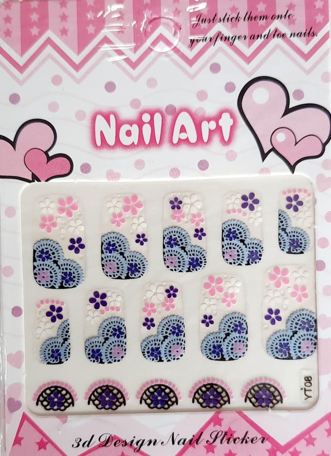 3D Tırnak Sticker 05