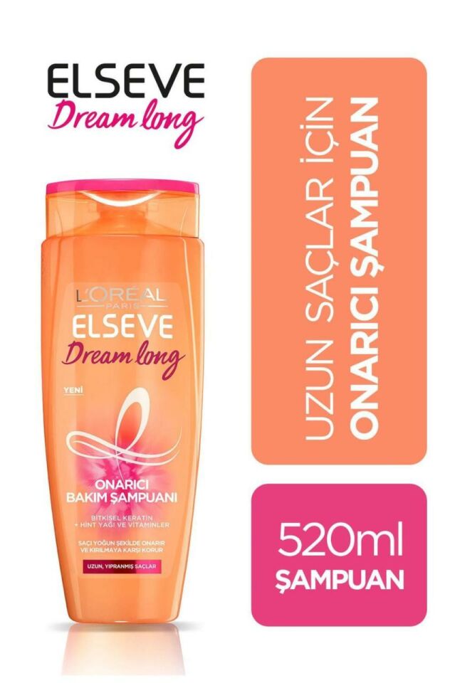 Elseve Dream Long 520 ml Onarıcı Bakım Şampuanı