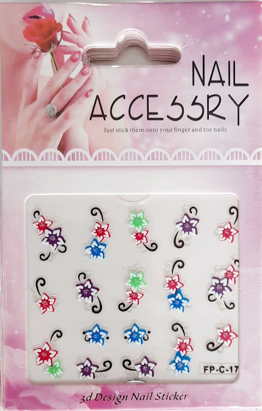 3D Tırnak Sticker 02