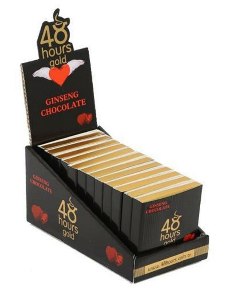 48 Hours Enerji Çikolatası 12 li Paket