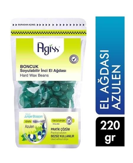 Agiss Boncuk Soyulabilir El Ağdası 220 Gr Azulen - Bezsiz Kullanım