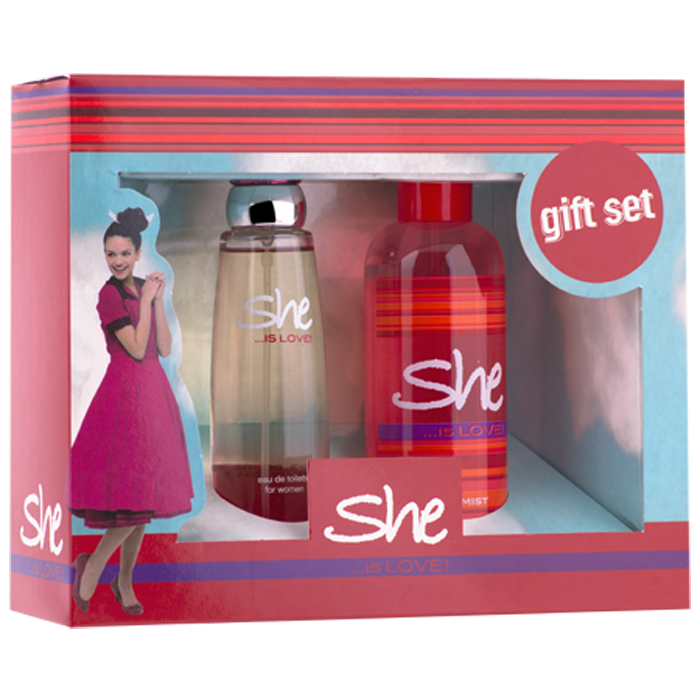 She Love Hediye Seti 50 ml Edt + 150 ml Body Mist