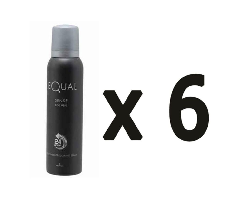6 Adet Equal Sense Deodorant 150 Ml Erkek