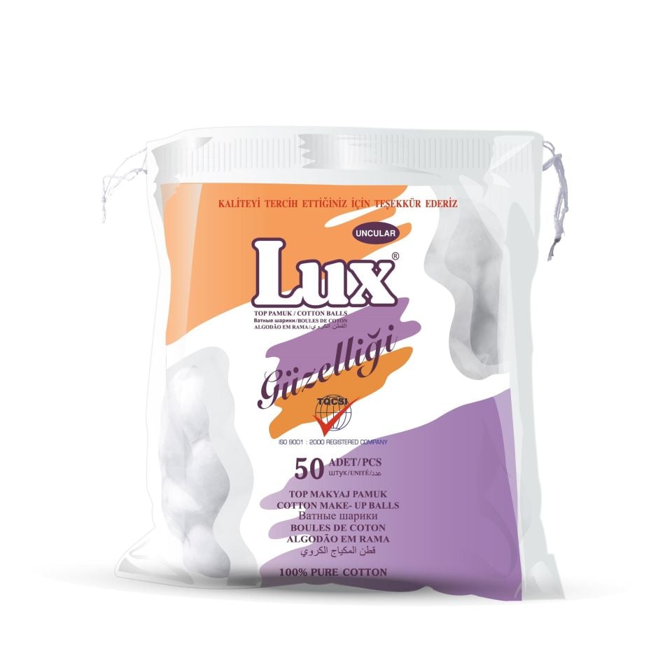 Lüx Top Makyaj Pamuğu 50 Adet