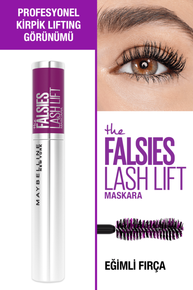 Maybelline Maskara Falsies Lash Lift Kaldırma Etkili Siyah Maskara