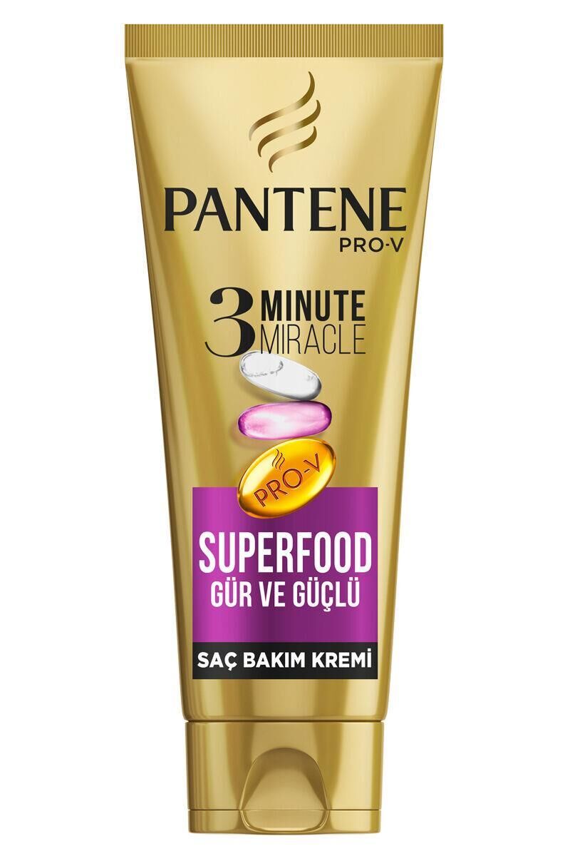 Pantene 3 Dakikada Mucize Saç Bakım Kremi Gür Güçlü 200 ml