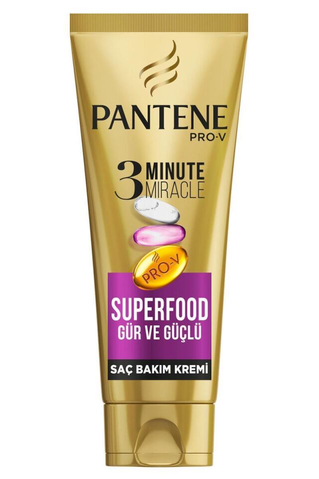Pantene 3 Dakikada Mucize Saç Bakım Kremi Gür Güçlü 200 ml