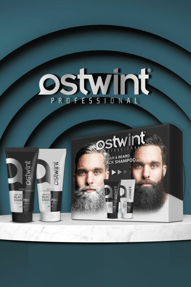 Ostwint Black Şampuan Saç Siyahlaştırıcı Set 200 Ml