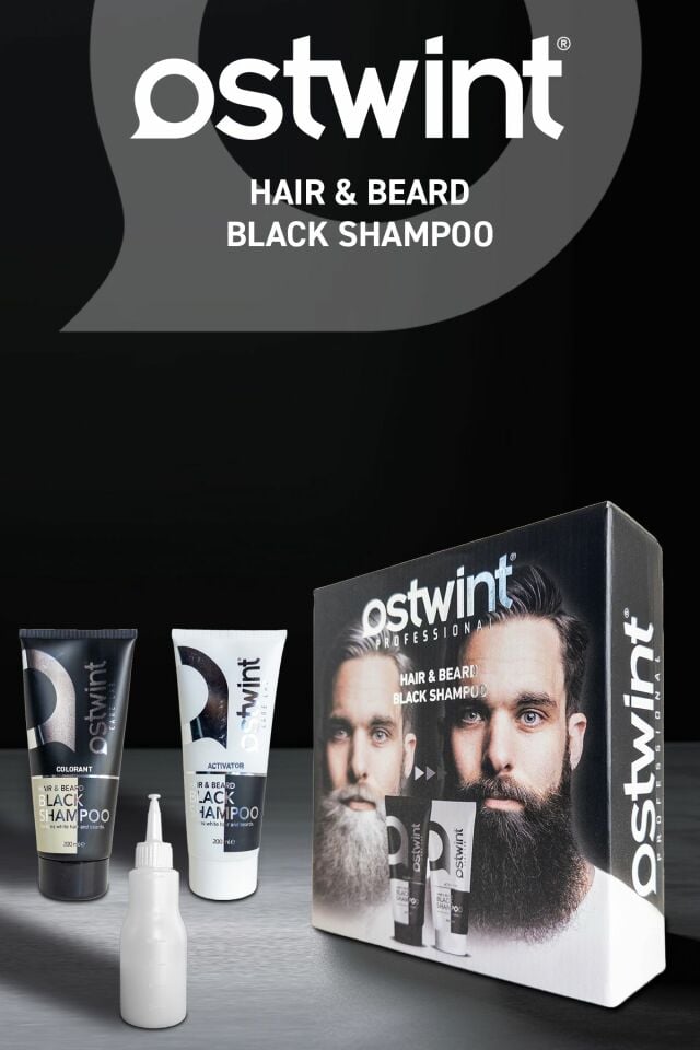 Ostwint Black Şampuan Saç Siyahlaştırıcı Set 200 Ml