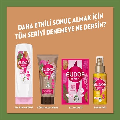 Elidor Şampuan Doğanın Enerjisi Hindistan Cevizi 500 Ml