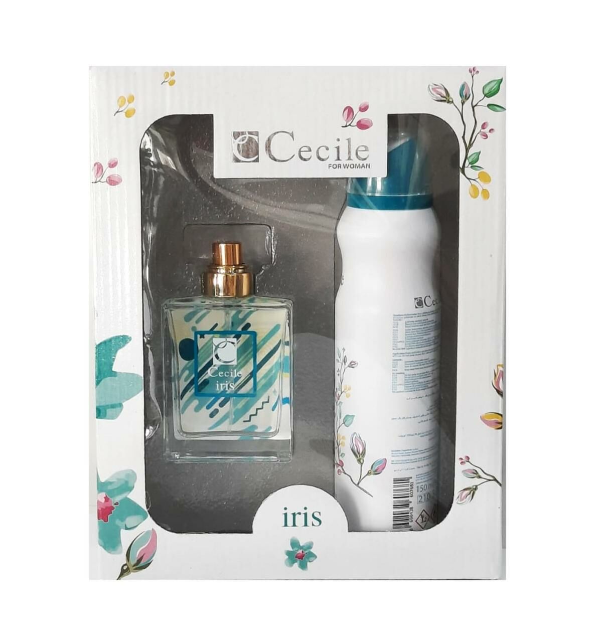 Cecile İris Kadın Set Parfüm 55 Ml EDT + 150 Ml Deodorant