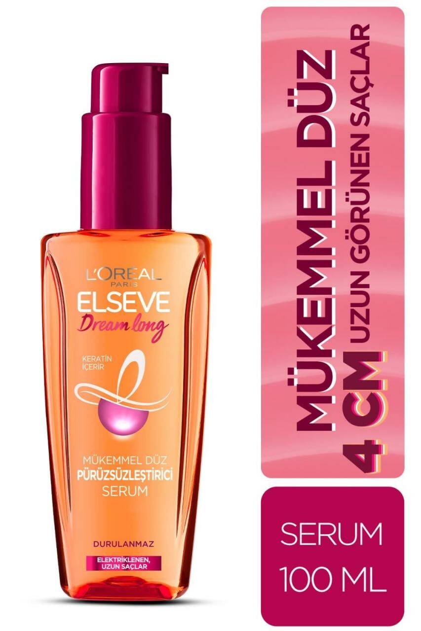 LOreal Paris Elseve Dream Long Mükemmel Düz Pürüzsüzleştirici Serum 100 Ml
