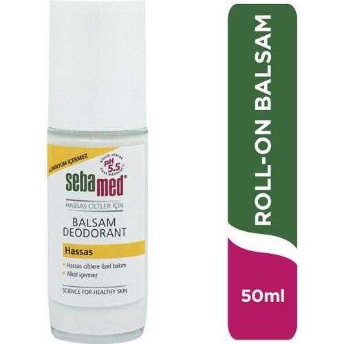 Sebamed Roll On Balsam 50 Ml Sensetive Alüminyum İçermeyen