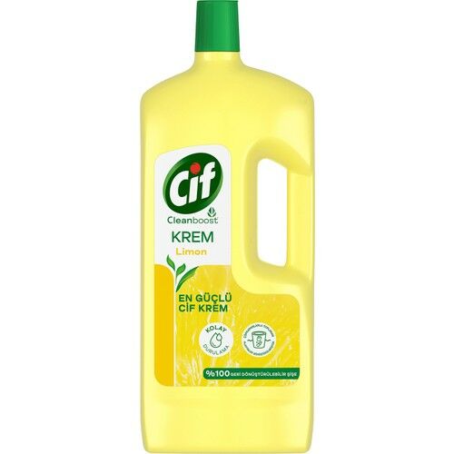 Cif Krem 1500 Ml Limon Kokulu Yüzey Temizleyici