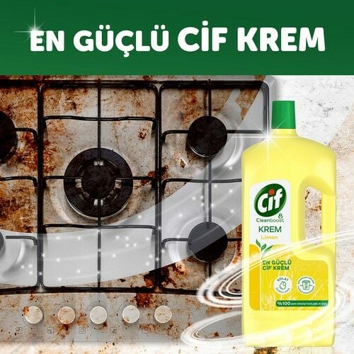 Cif Krem 1500 Ml Limon Kokulu Yüzey Temizleyici