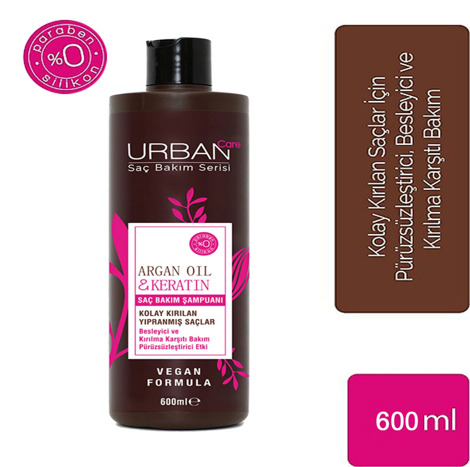 Urban Care Şampuan Argan Oil Keratin 600 Ml
