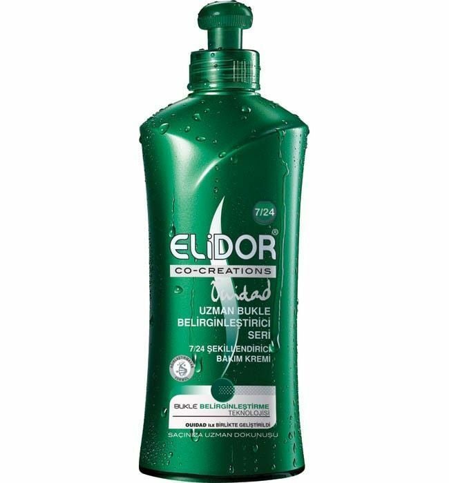 Elidor 7/24 Saç Kremi 265 ML Belirgin Bukleler Yeşil