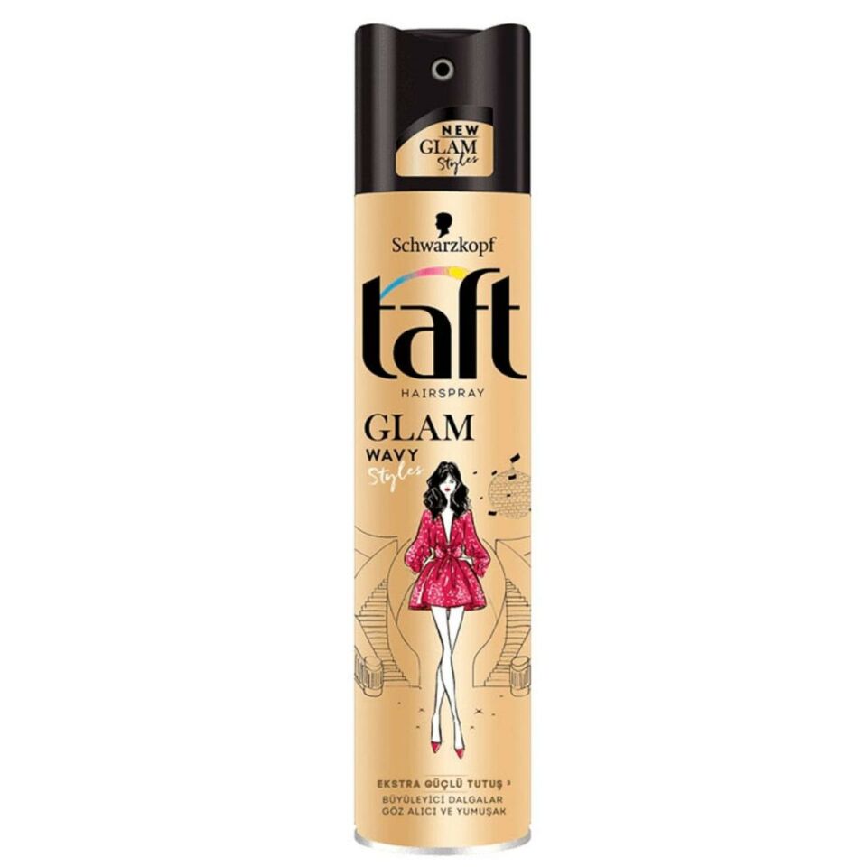 Taft Saç Spreyi Glam Büyüleyici Dalgalar Wavy 250ml
