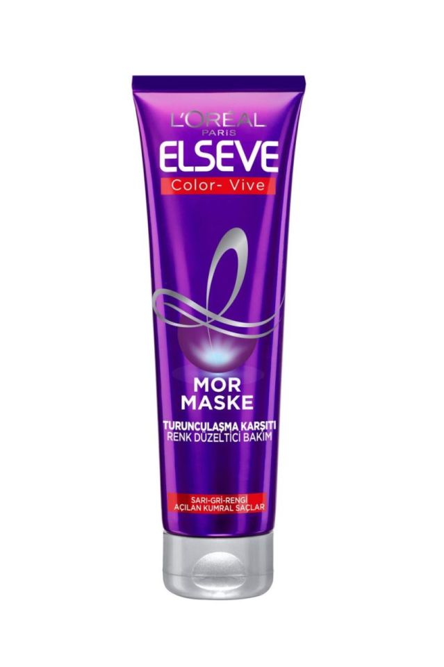 Loreal Elseve Turunculaşma Karşıtı 150 ml Mor Maske Color Vive