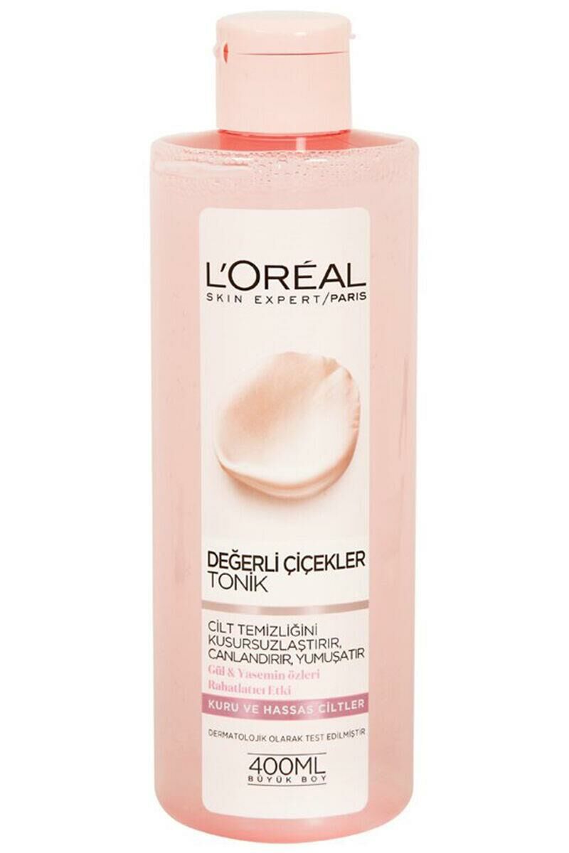 Loreal Değerli Çiçekler Tonik Kuru Ve Hassas Ciltler 400 Ml