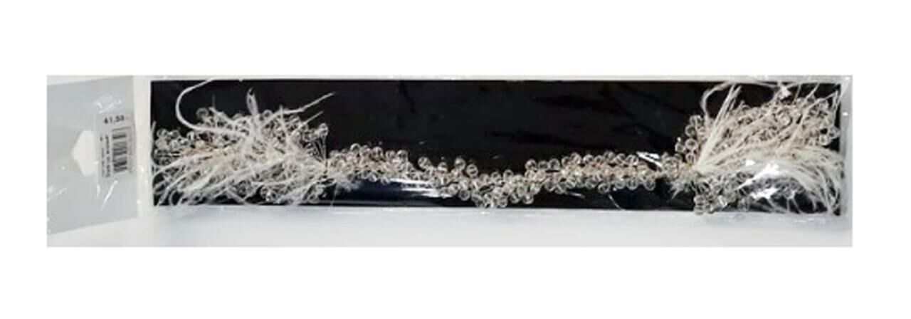 Taşlı Saç Süsü - Tacı Büyük saç aksesuarı Püskül , taraklı toka