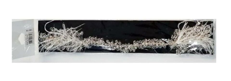 Taşlı Saç Süsü - Tacı Büyük saç aksesuarı Püskül , taraklı toka