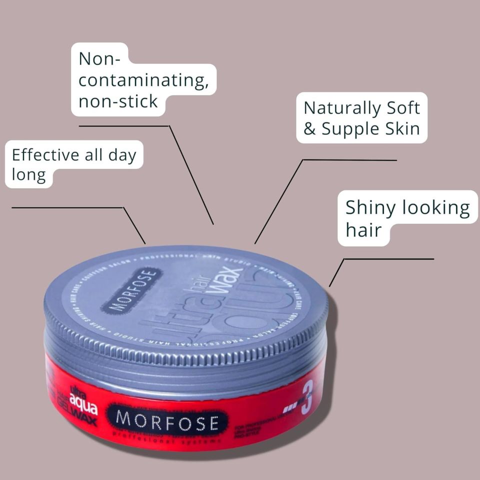 Morfose Wax 150 Ml Red Ultra Aqua No : 3