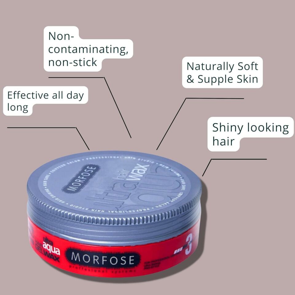 Morfose Wax 150 Ml Red Ultra Aqua No : 3