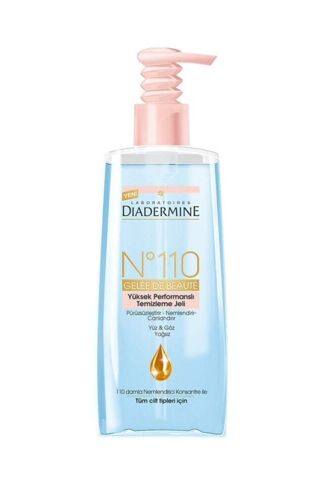 Diadermine No 110 Yüz Temizleme Jeli 200 ml Tüm Ciltler Yüksek Performanslı Nemlendirici