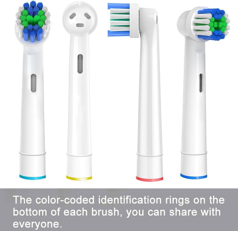 Soft Bristles Oral-B Uyumlu Yedek Diş Fırçası Başlıkları 4 Lü