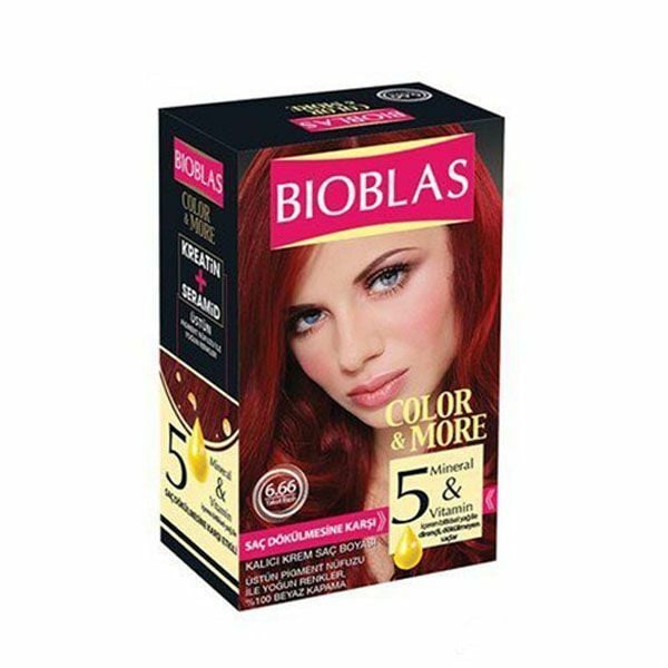 Bioblas Saç Boyası 6.66 YAKUT KIZIL