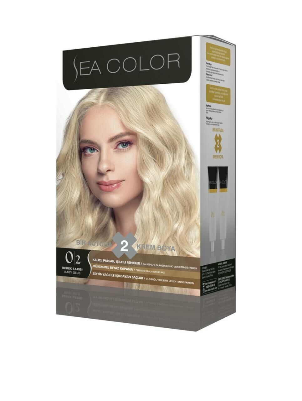 Sea Color Saç Boyası 0.2 Bebek Sarısı