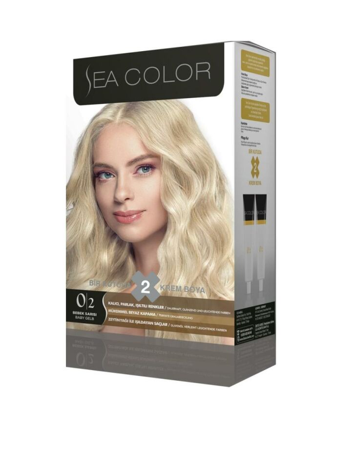 Sea Color Saç Boyası 0.2 Bebek Sarısı