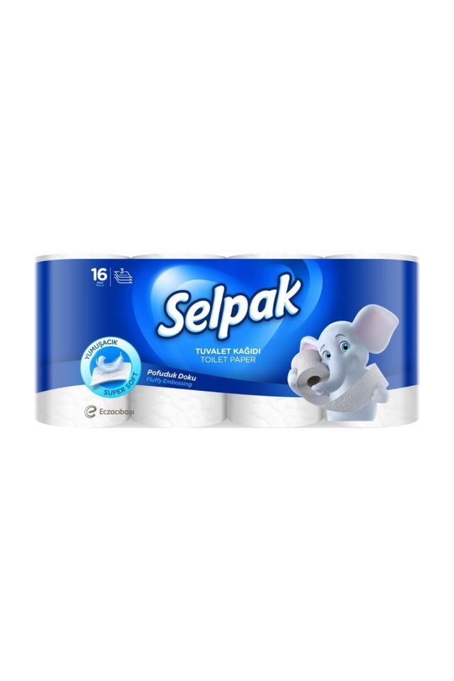 Selpak Deluxe Tuvalet Kağıdı 16 Lı