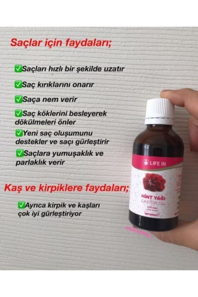 Life In Hint Yağı 50 ml