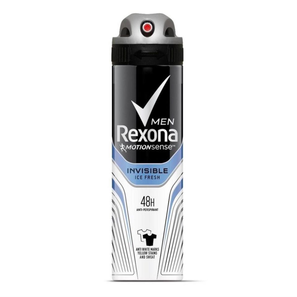 Rexona Deodorant Men Spray 150 Ml Invisıble Ice Fresh
