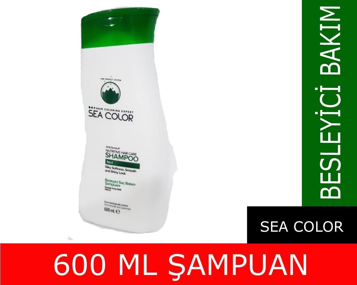 Sea Color Şampuan 600 ml Besleyici Saç Bakım