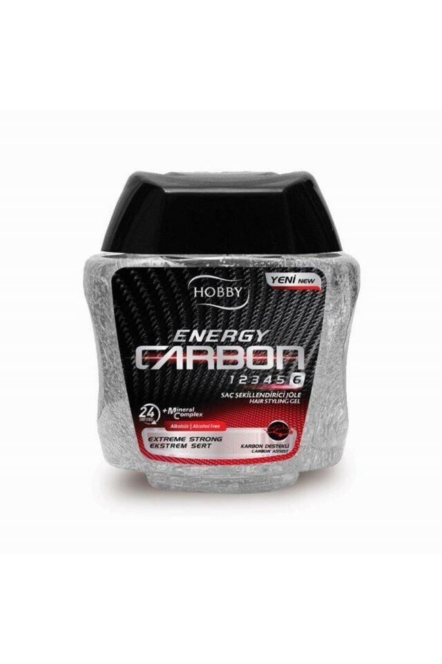 Hobby Energy Çok Sert Carbon Saç Jölesi No-6  275 Ml